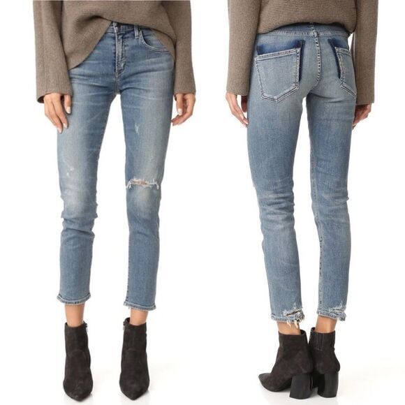 Citizens Of Humanity Principal Girlfriend Jeans 24‎ Shadow Pocket - Picture 1 of 6